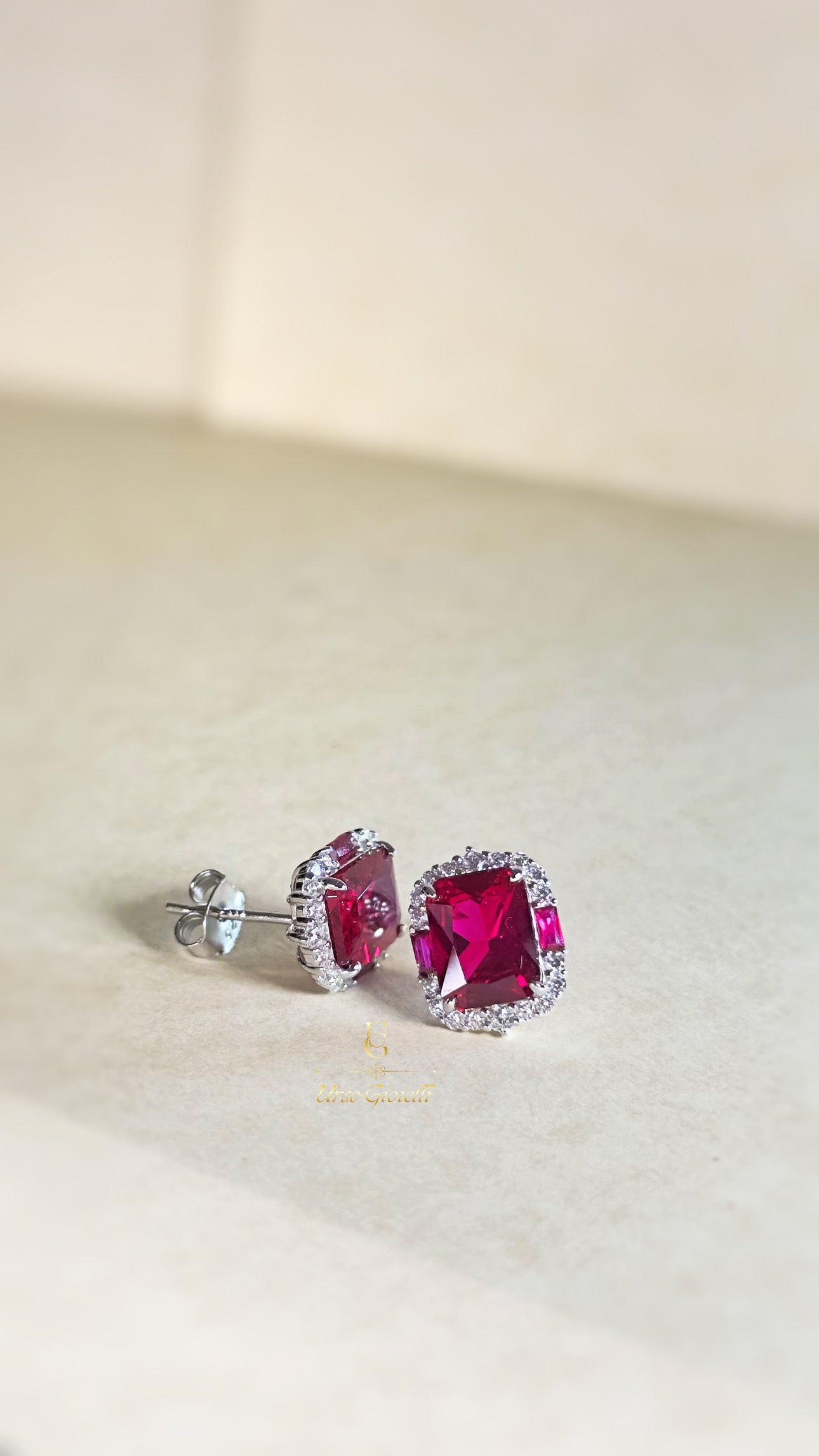 NKlaus Orecchini singoli in argento con coppa di zirconi Champagne 6,7mm 925 Argento 925 Donna 7891 NKlaus Orecchini singoli in argento con coppa di zirconi Champagne 6,7mm 925 Argento 925 Donna 7891