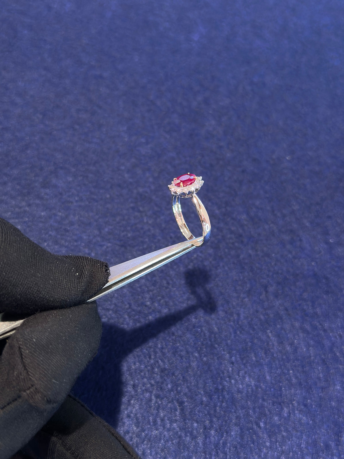 Anello Rubino e Brillanti