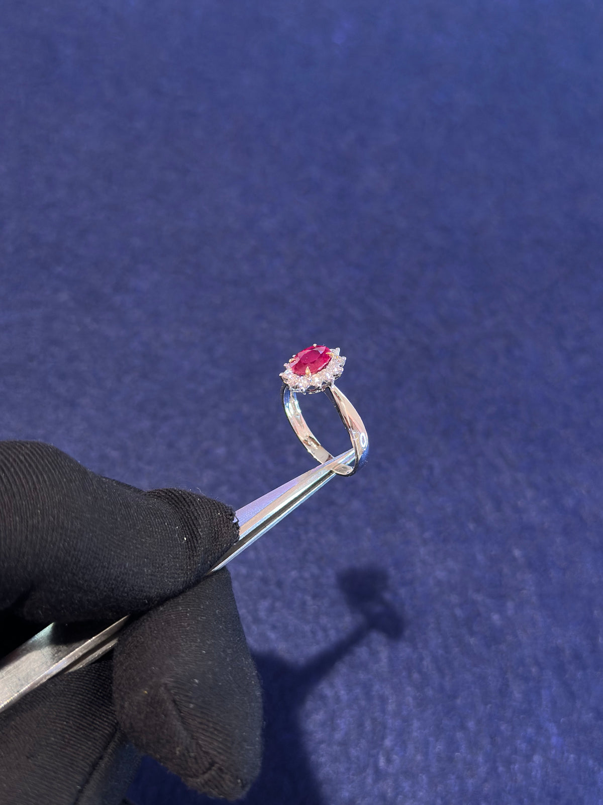 Anello Rubino e Brillanti