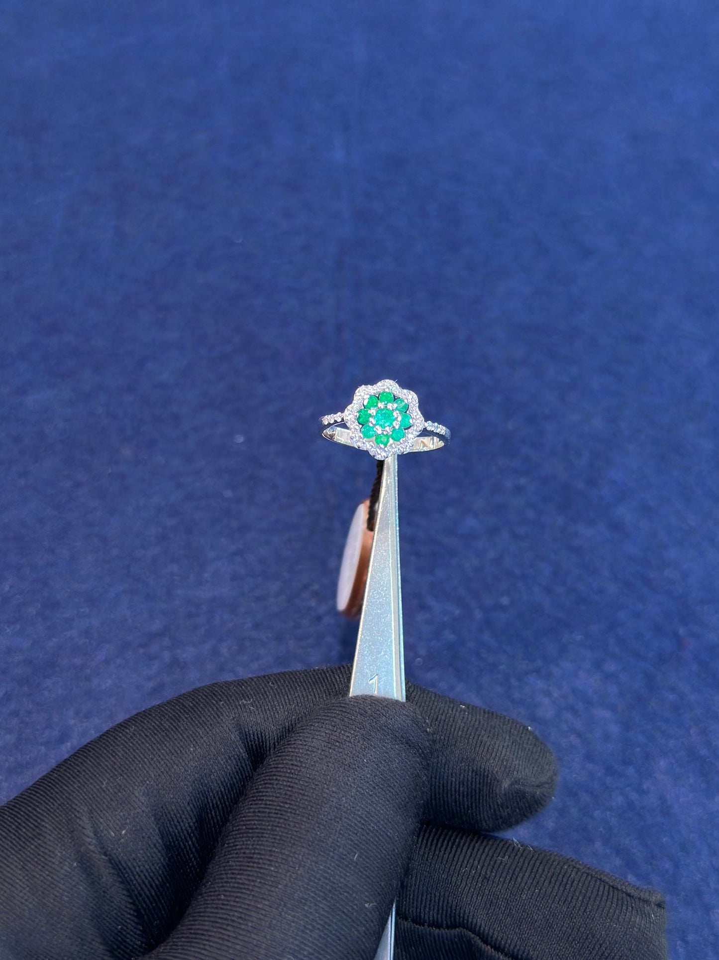 Anello Smeraldi e Brillanti