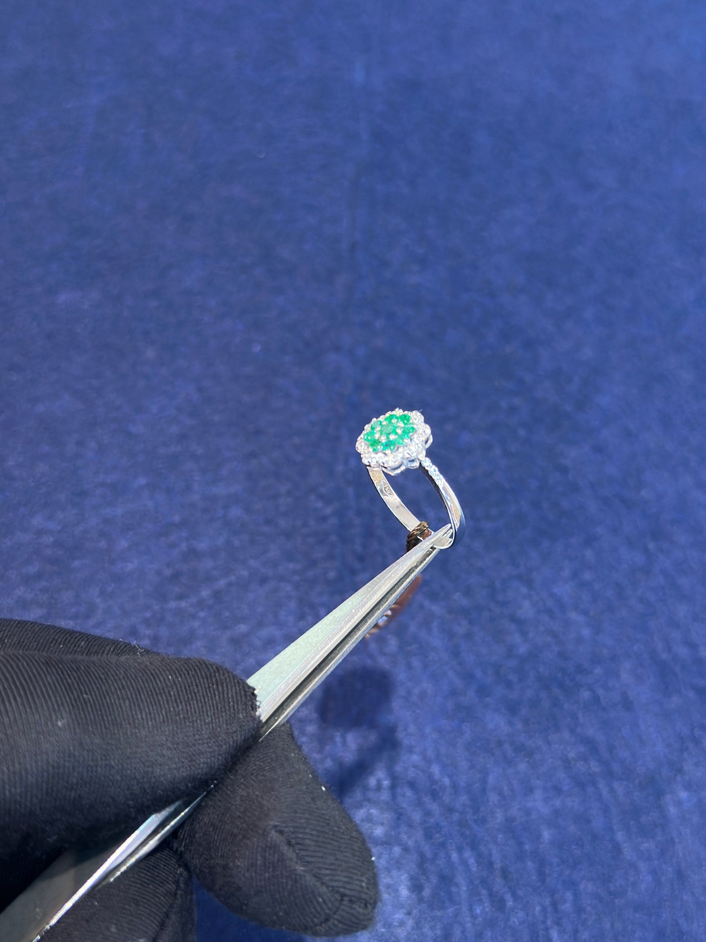 Anello Smeraldi e Brillanti